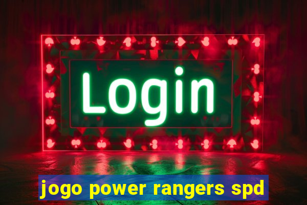 jogo power rangers spd